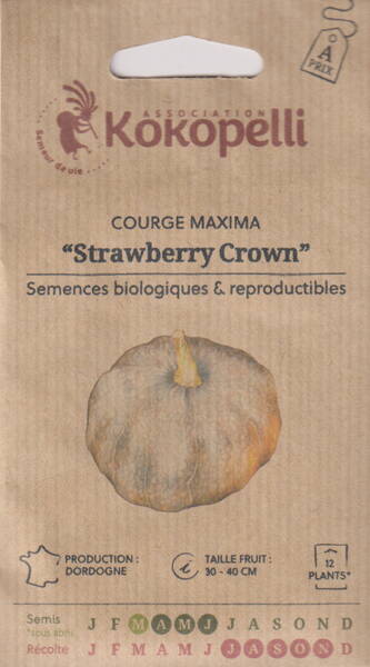 Courge "Strawberry Crown"